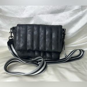 Think Royln Black & silver Convertible Crossbody